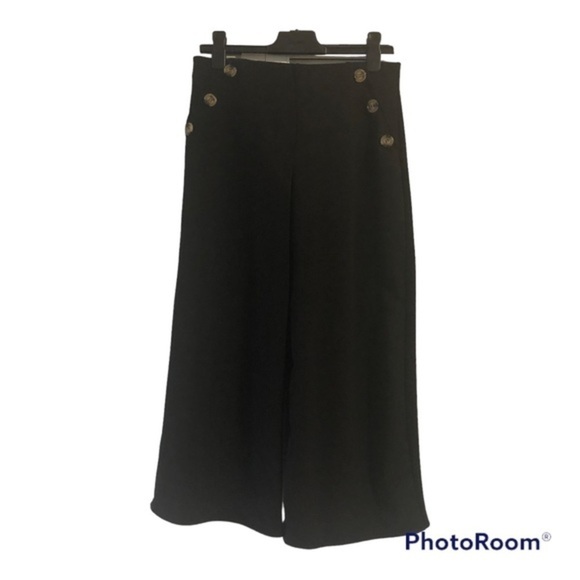 Primark Pants - PRIMARK Black wide leg cropped pants